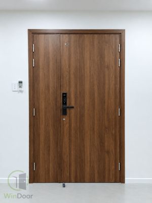 Cửa Gỗ Công Nghiệp 2 Cánh An Cường