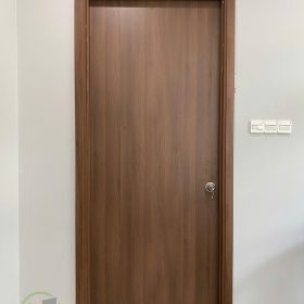 Cửa Gỗ Công Nghiệp MDF Melamine Bề Mặt Vân Gỗ