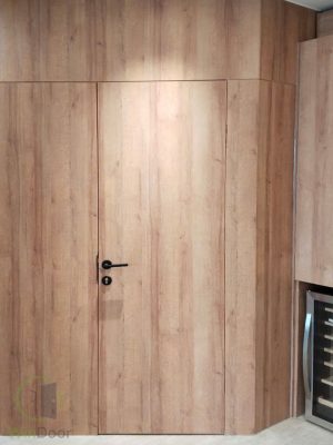 Cửa Gỗ Công Nghiệp MDF Melamine Giấu Khuôn