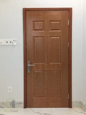 Cửa Gỗ HDF Veneer Màu Ash