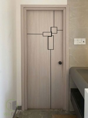 Cửa Nhựa Composite Chạy Chỉ Nhôm