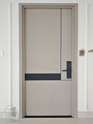 Cửa Nhựa Composite Màu Xám Ghi Hiện Đại Sang Trọng