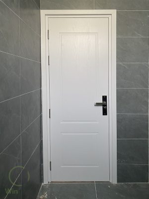 Cửa Nhựa Composite Nhà Vệ Sinh Màu Trắng