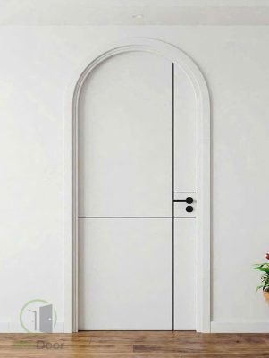 Cửa Vòm Nhựa Composite Màu Trắng