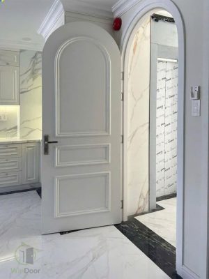 Cửa Vòm Nhựa Composite Màu Trắng