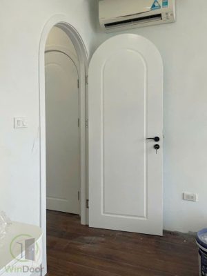 Cửa Vòm Nhựa Composite Màu Trắng Hiện Đại