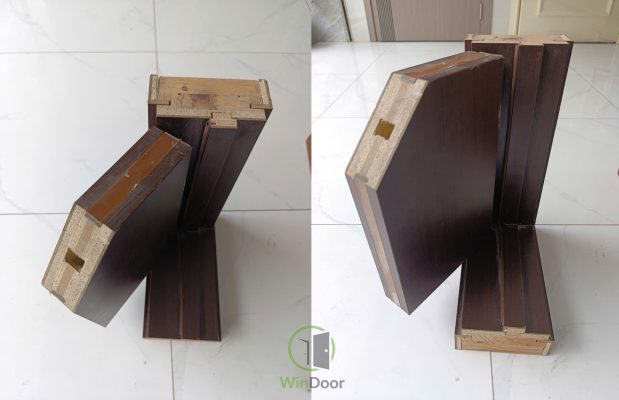 Mặt Cắt Cửa Gỗ Chống Cháy